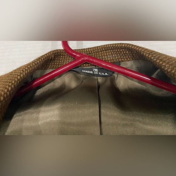 Ralph Lauren Chaps Mens Brown Blazer Measurements In Pics - Picture 5 of 13
